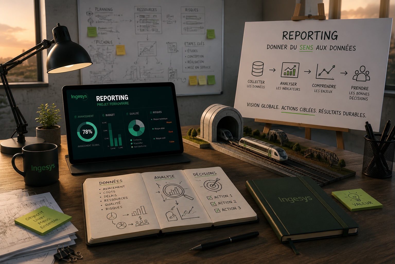 Planification et reporting de projets ferroviaires INGESYS
